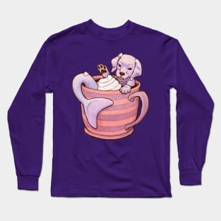 Sweet Fantasy Mermaid Puppy Long Sleeve T-Shirt